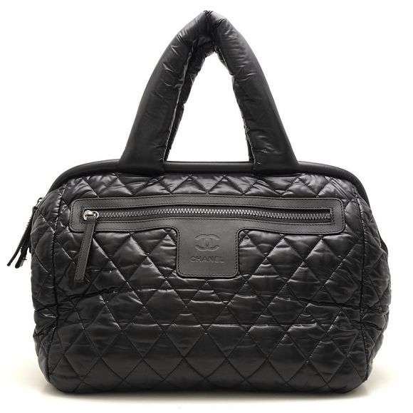 Chanel Coco Coon Nylon Leather Black - Picture 1 of 8